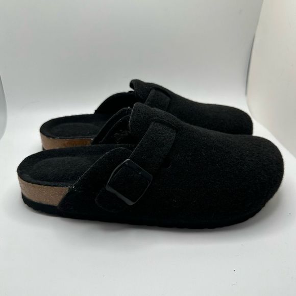 CUSHIONAIRE Womens Clog 8 BLACK - Picture 1 of 7